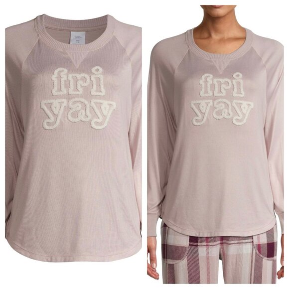 Secret Treasures Essentials Women's Friyay Hacci Super Soft Sleep Top Size XL - Picture 1 of 5